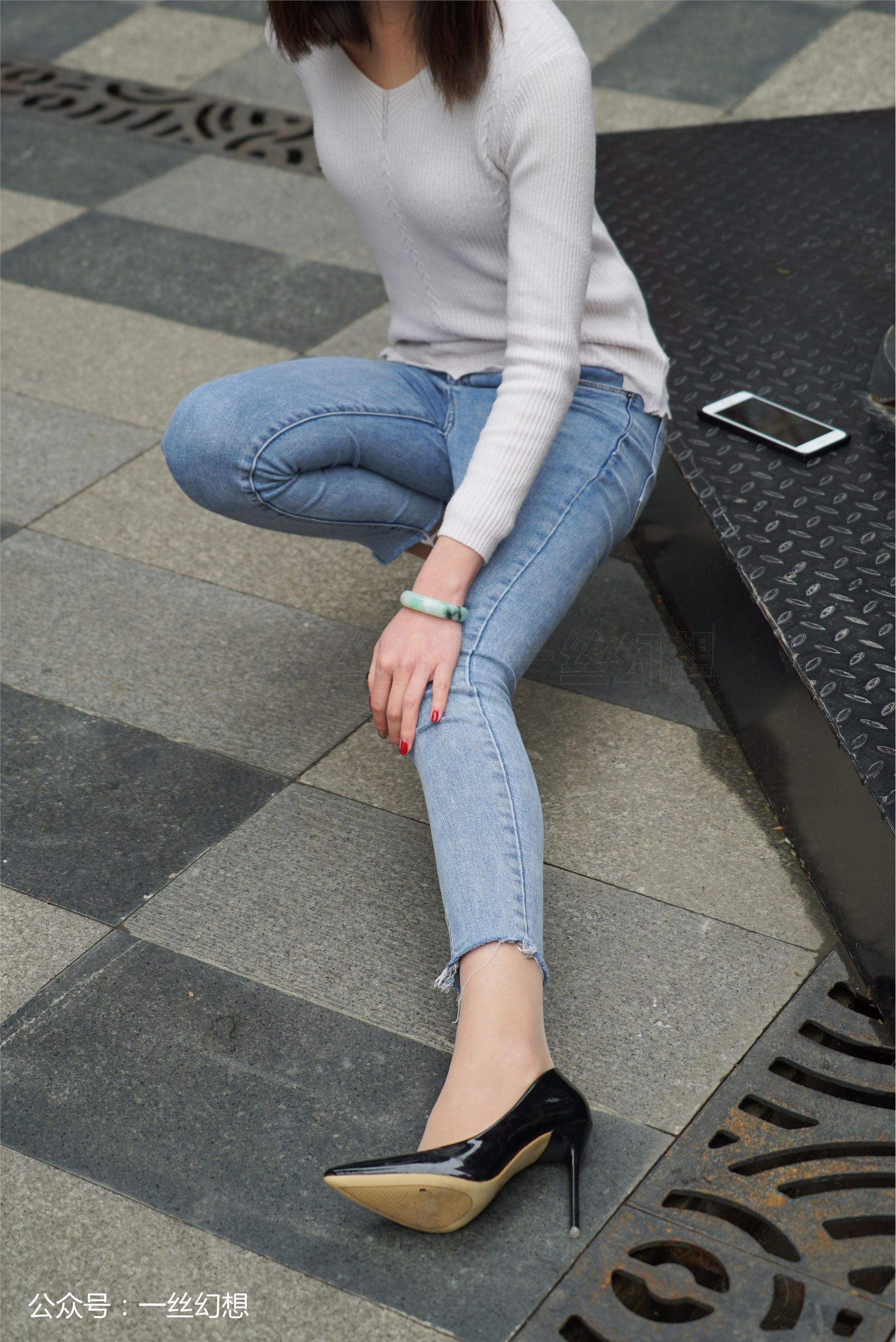 高丝女子图鉴 袜小喵×一丝幻想 NZ052 茜茜